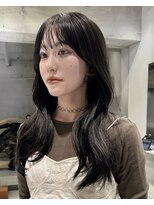 フィルムス 銀座(FILMS)&nbsp;ミルクティーベージュ/レイヤーボブ/韓国巻き/顔周りカット/銀座
