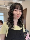 パーマスタイルと相性抜群！お洒落可愛いレイヤーカット♪