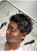 MEN’SHAIR/メンズパーマ/テーパーフェード/スパイキーショートU