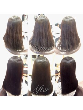 ノーブロー 酸性縮毛矯正専門技師(No.Blow) 名古屋の酸性縮毛矯正。エアリーな柔らかさで美しい美髪矯正