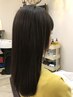 カット+縮毛矯正（根元のみ）+質感トリートメント￥22320