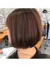 〈クセ毛に…！〉カット＋ストレート＋カラー ￥17,500→￥16,500