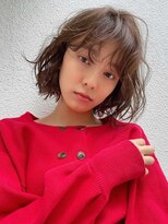 アンニュイなボブパーマスタイル   エジリ