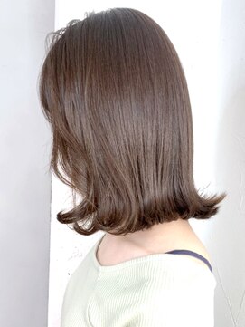 アルバム 新宿(ALBUM SHINJUKU) ラベンダーグレージュ_くびれミディイヤリングカラー_ba333581