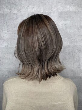 アンダーバーホワイト 芦屋店(_WHITE) ハイライトグラデーション　グレージュ