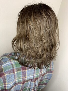 フロート 小阪店(float) ハニーべージュ_マロンベージュ Aラインボブ かきあげ