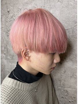 ロンド クラン 岡崎(Lond Clan) メンズ/韓国マッシュ/ピンク/ペールピンク