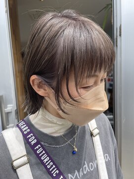 ヘアラウンジ アングゥ(hair lounge ungu) グレージュボブ