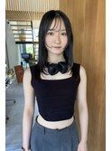 顔まわりレイヤースタイル