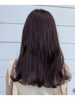 ラボヌールヘアー 宇都宮店(La Bonheur hair)&nbsp;深みパープル 【宇都宮駅/レイヤーカット】
