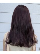 ラボヌールヘアー 宇都宮店(La Bonheur hair) 深みパープル 【宇都宮駅/レイヤーカット】