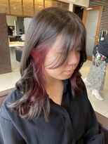 フォルテ 草薙店&nbsp;イヤリングカラー　グレージュ×ピンク