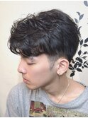 ナチュラルマッシュ×パーマ