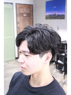 ニューオールド 三軒茶屋(NEW OLD) メンズ2ブロック×パーマ