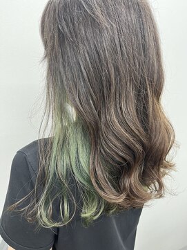 アオアクア バイ グルグル 小岩店(ao akua by GULGUL) .グリーン×インナーcolor.