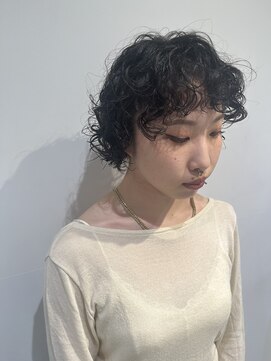 ザザアオヤマ(ZA/ZA AOYAMA) ショート×パーマ