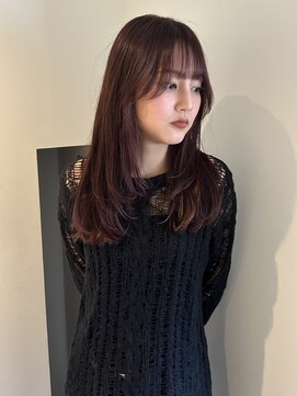 ニコフクオカヘアーメイク(NIKO Fukuoka Hair Make) [NIKO]ピンクカラー ブリーチなしダブルカラー