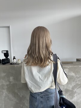 ノートエートル 西金沢(Nought etre) ホワイトミルクティー10代20代30代ハイトーンカラーブリーチカラ