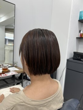 クラン 六甲道(Chlan) 乾かすだけでまとまるショートボブ