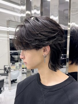 メンズヘアセンス 渋谷(MEN'S HAIR SENSE) シースルーカルマセンターパートウルフ