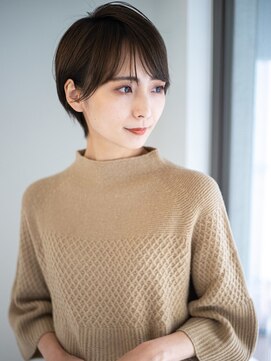 サードバイローラン(THiRD by ROULAND) こなれショート×アンブレラカラー×マロンベージュ