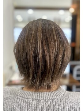 アンジュールヘアーワークス(1//jour hairworks) 脱力感がオススメ！頑張り過ぎないナチュラルウルフなボブ