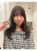 ◎韓国ヘアー顔周りレイヤーおくれ毛前髪新潟長岡宮関