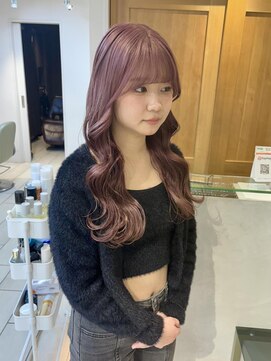 テトラ バイ ネオリーブ 横浜西口店(tetra by neolive) ピンクラベンダー　ハイトーン　ケアブリーチ　ロング　横浜★