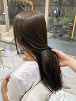 ゼスト フィーノ(ZEST fino) 【橋本姫奈】レイヤーカット×オリーブベージュ