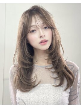 ヴェイン 渋谷(vain) レイヤーカット小顔似合わせ前髪ナチュラルワンカール美髪艶髪
