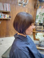 コモレビ(komorebi)&nbsp;【山本智文】ベージュ丸みボブサイドバング