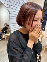 シフト(SHEEFT) 20代30代大人かわいいツヤ感ミニボブ ハニボブ マロンブラウン