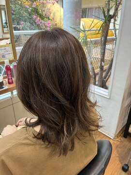 ルビアンシエル 武庫之荘店(Le. Bien. Ciel) ブリーチなしグレーパールカラー