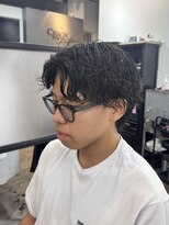 クロムトウキョウ ザ バーバー 新宿本店(CHROM TOKYO the Barber)&nbsp;緩めツイストスパイラル