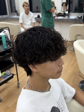 ビカムメンズヘアー 栄店(become men's hair) 波巻きパーマ/縦落ちパーマ