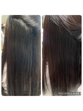 フェリア 渋谷(Feria) 【Feria 渋谷】プレ縮毛矯正×軽微な癖もしっかり "Tsuyuki"