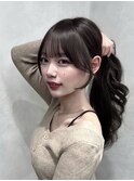 韓国レイヤーウェーブヘア髪質改善ワンホン銀座