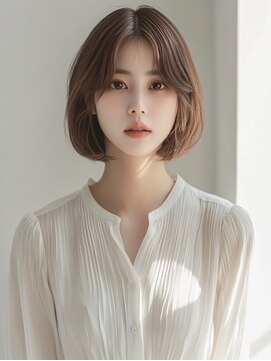 e.m.a プレミアムビューティーサロン 栄駅店(e.m.a PREMIUM BEAUTY SALON) ボブ/イメチェン/外ハネボブ/美髪/ワイドバング/髪型