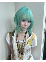 ヌル 原宿店(Null)&nbsp;ミントカラー/ケアブリーチ/ブリーチカラー/原宿/表参道