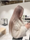 【坪井】ケアブリーチ ×ミルクティーベージュ