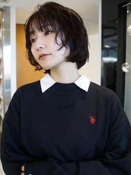 ナンブ セントラル(nambu-CENTRAL) クラシカルボブ＆透明感グレーベージュ