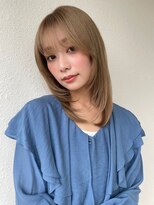 カバーヘア ブリス 北浦和(COVER HAIR bliss) 顔回りレイヤー×ハイトーンベージュ透明感カラー小顔p北浦和