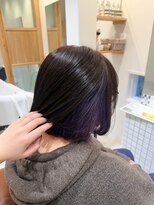 ファスナーグランデ(fustener grande)&nbsp;インナーカラー×パープルカラー