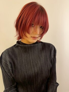 ハコ プラス(HACO+) 【Haco+】Miina_赤髪_ダブルカラー