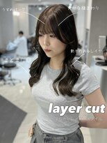 ユーフォリア 池袋東口駅前店(Euphoria)&nbsp;韓国風グレージュ◎ブリーチなし顔周りレイヤーくびれヘア