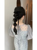 ヘアセット/編みおろし
