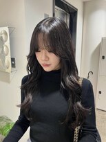 エイチ(H)&nbsp;フェイスフレーミングルーツカラーネオウルフ天使の羽バングボブ