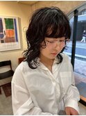 イメチェン/ピンクベージュ/アンブレラカラー/前髪/千葉駅
