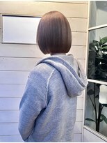アミュレ ヘア サロン(Amule hair salon) ブリーチカラー、ミルクティー、ボブ