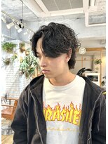 ミモザワークス(Mimosa Works)&nbsp;大人の　シャドウパーマ　フェザーシャドウ